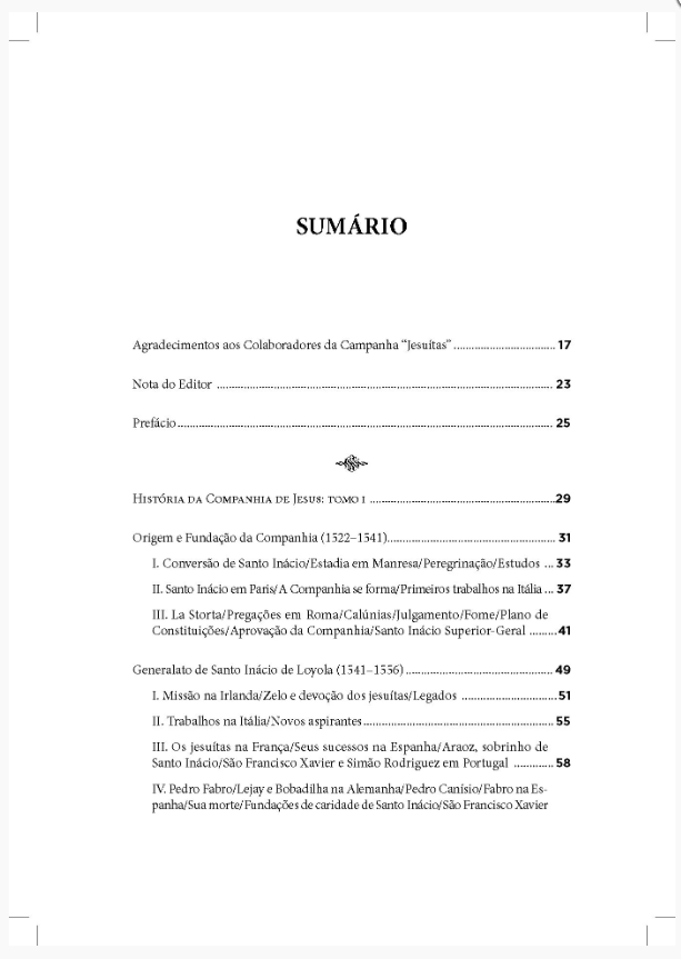 HISTÓRIA DA COMPANHIA DE JESUS (2 VOLUMES EM 1)